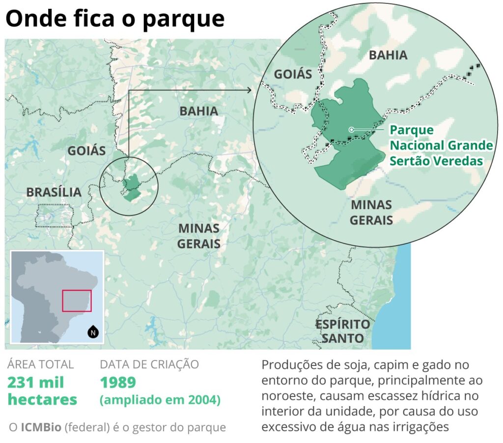 Ameaças às Paisagens do Grande Sertão Veredas: Expansão de Soja e Criação de Gado em Foco Ameaças às Paisagens do Grande Sertão Veredas: Expansão de Soja e Criação de Gado em Foco