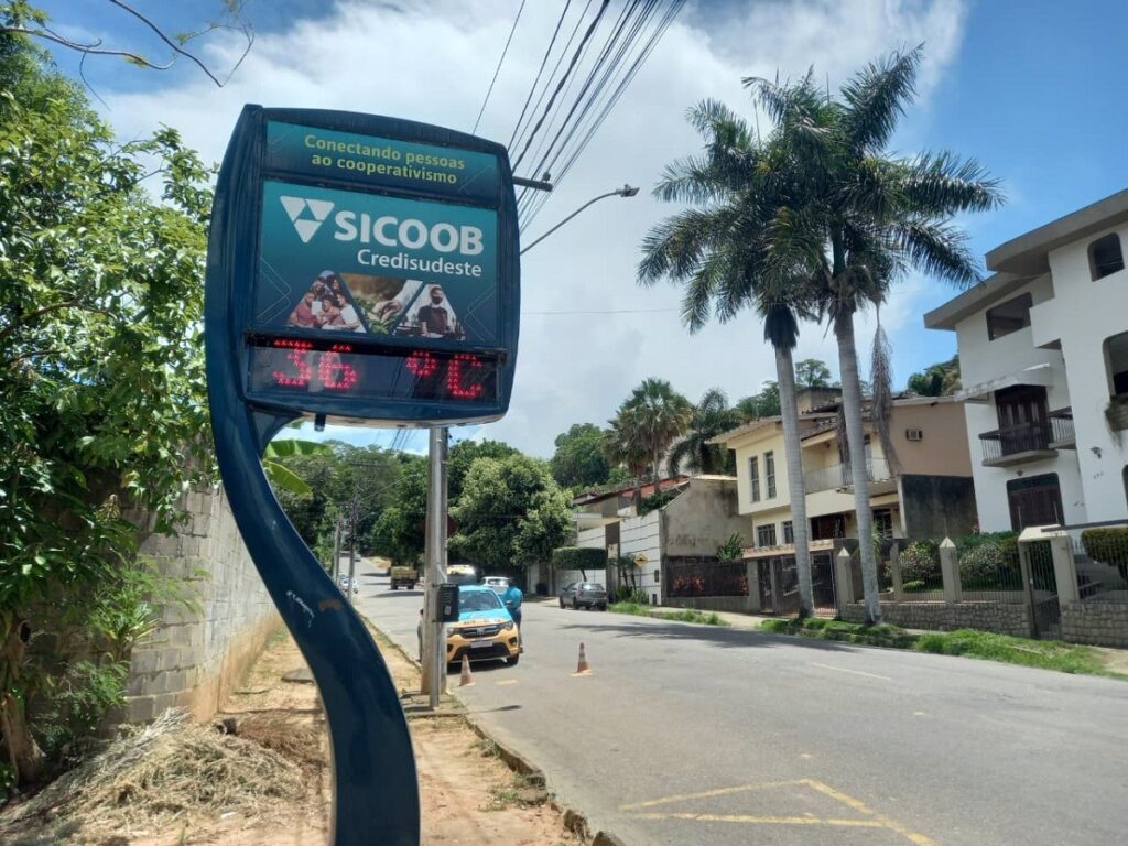 Calor intenso: Duas cidades da Zona da Mata registram mais de 36 °C em Minas Gerais