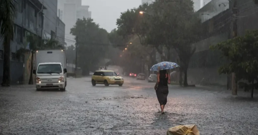 Alerta Vermelho: Chuva Intensa Ameaça 53 Cidades de Minas Gerais Neste Domingo (8)