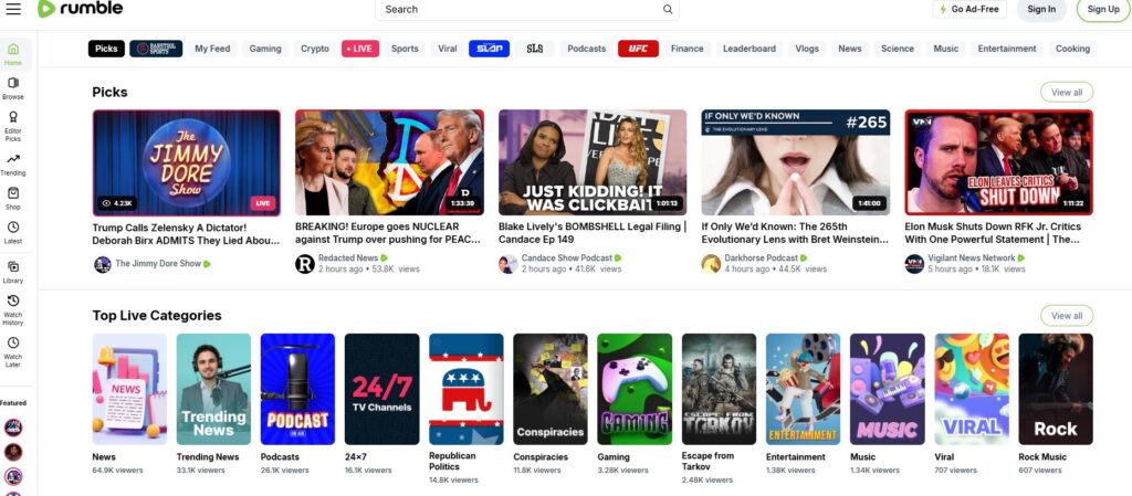 Rumble Retorna ao Brasil: Anatel Classifica Acesso como Irregular