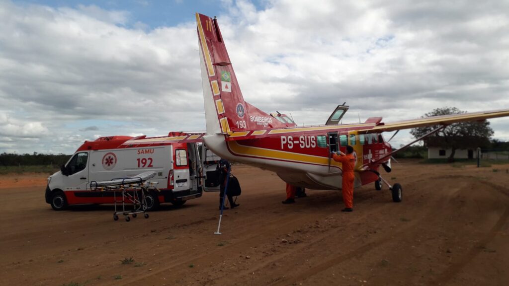 Atuação Integrada do Serviço Aéreo de Saúde e Samu Salva Recém-Nascido em Minas Gerais