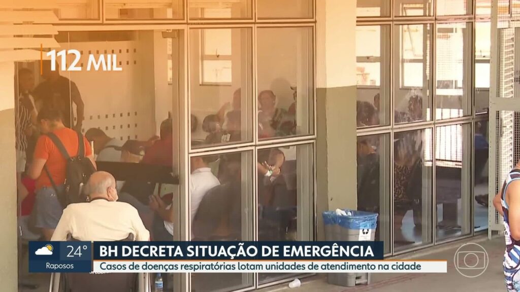 Belo Horizonte Registra 1,4 Mil Atendimento Diários a Doenças Respiratórias em UPAs