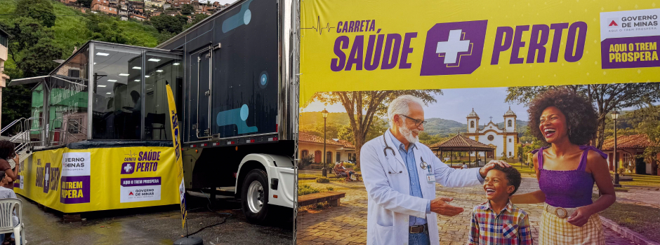 Carreta Saúde Mais Perto Leva Atendimento a Ribeirão das Neves Carreta Saúde Mais Perto Leva Atendimento a Ribeirão das Neves