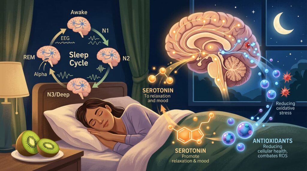 Descubra os Benefícios do Kiwi para o Sono e a Saúde Intestinal