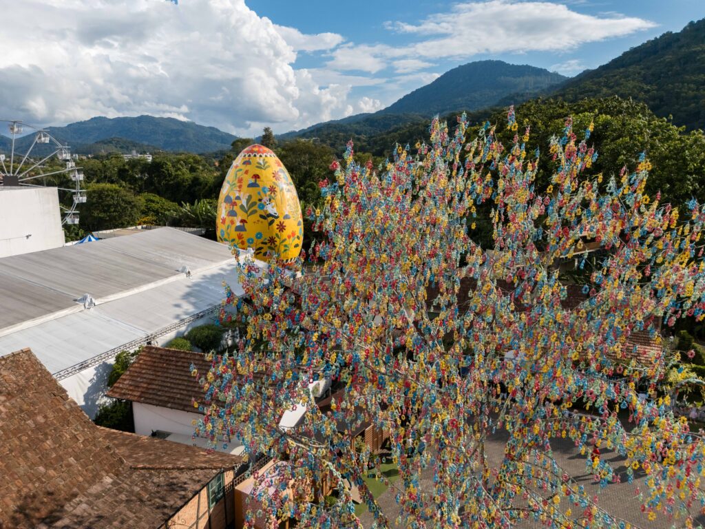 Impacto Econômico da Árvore de Páscoa com 100 mil Casquinhas em Pomerode (SC)