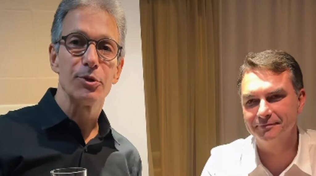 Zema e Flávio Bolsonaro: Brincadeira nas Redes Sobre Chapa Presidencial