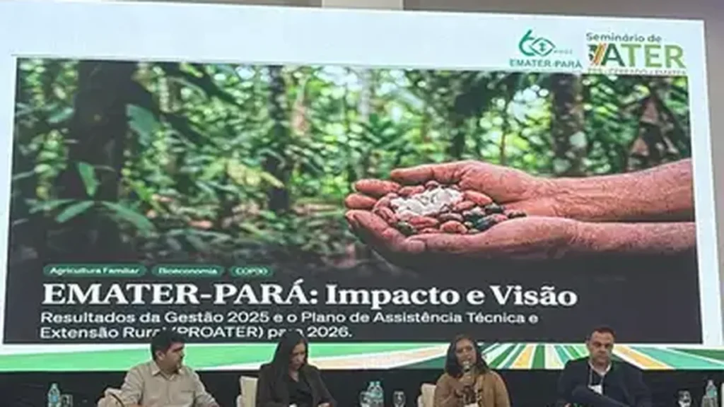 Emater destaca-se no desenvolvimento da Amazônia em seminário nacional de agropecuária em Minas Gera