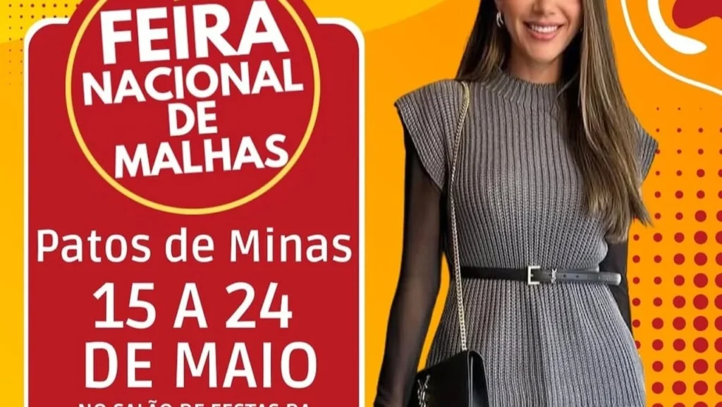 Feira Nacional de Malhas movimenta comércio em Patos de Minas