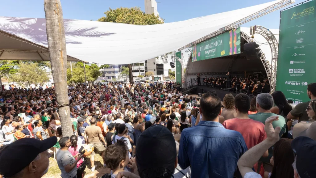 Filarmônica de Minas Gerais apresenta concerto gratuito ao ar livre em Contagem